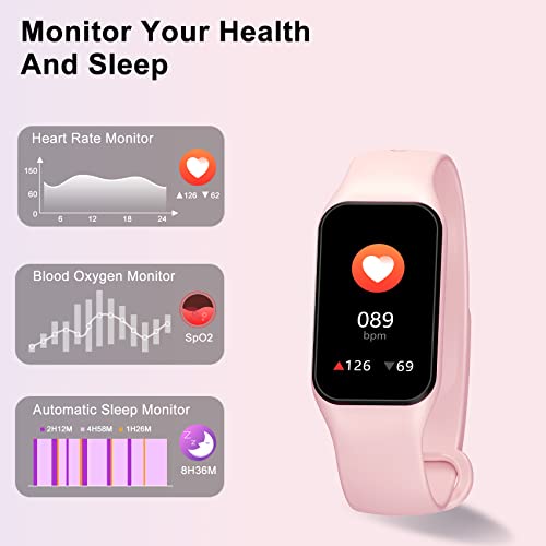 Women's Smart Watch with Heart Rate/Blood Oxygen Monitor