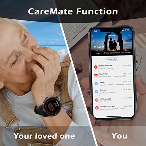 AUDAR E1 - Smart Health Watch for Running, Fitness & Senior Health