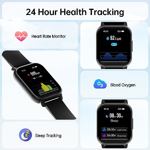 Men's Smartwatch with Call Function, Fitness Tracker