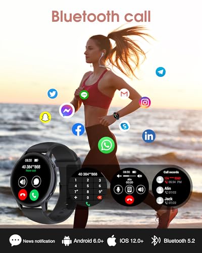 TUYOMA Smart Watch - 1.32'' Touch Health Tracker