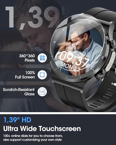 AKUMAKA Smartwatch: ECG, Blood Glucose, Fitness, Waterproof IP68