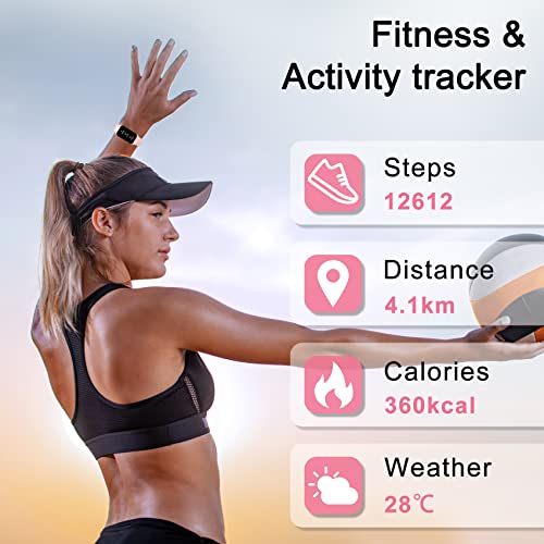 Women's Smart Watch with Heart Rate/Blood Oxygen Monitor