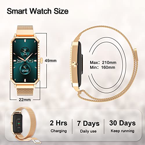 Women's Blackview Smartwatch with Health and Fitness Tracking