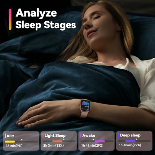Alexa Smartwatch: Answer Calls, Heart Rate Monitor, 5ATM Waterproof