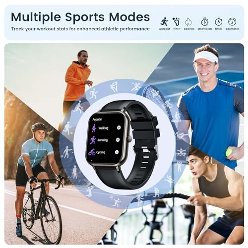 Wireless 1.83" Smartwatch with Heart Rate Monitoring
