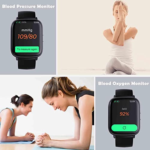 Smartwatch with Body Thermometer and Heart Rate Monitor