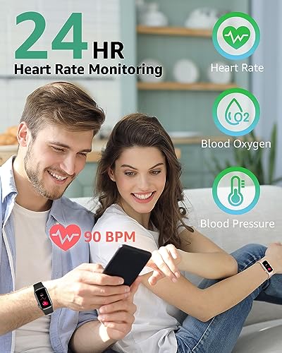 IMFRCHCS Smartwatch: Full Screen, Heart Rate Monitor, Sport Modes