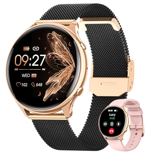 AKUMAKA Women's Smartwatch, Calls, Fitness Tracker
