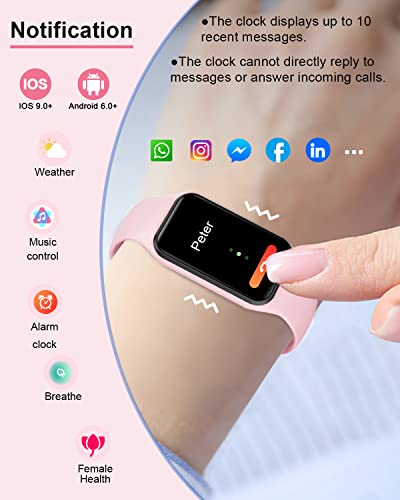 Women's Smart Watch with Heart Rate/Blood Oxygen Monitor