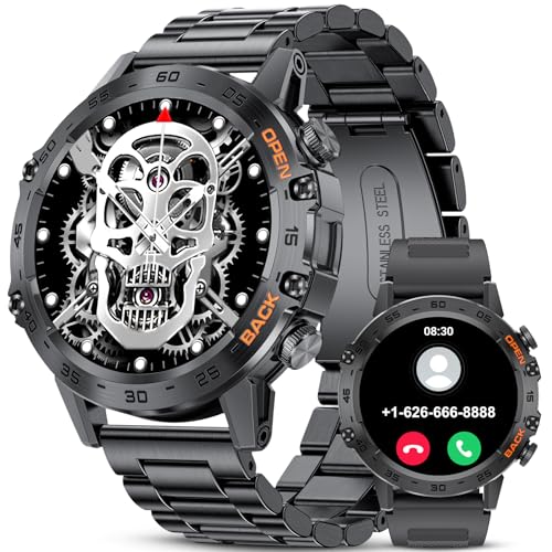 BANGWEI Men's Smartwatch: Call, Fitness Tracker, HR Monitor