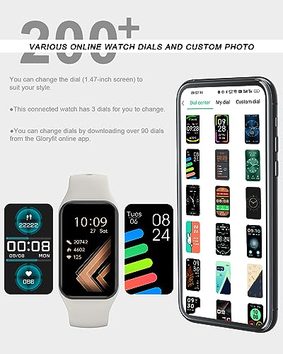 IOWODO R1 Smartwatch: Oximeter, Heart Rate Monitor, IP68