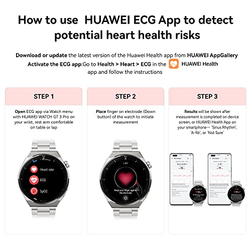 HUAWEI GT 3 Pro Smartwatch: Titanium, 2-Week Battery