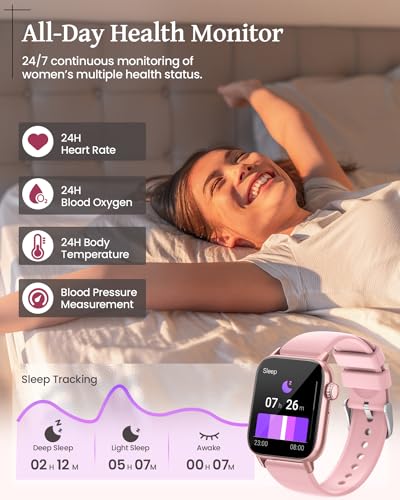 AKUMAKA Smart Watch: Women's Answer/Make Calls, 1.83