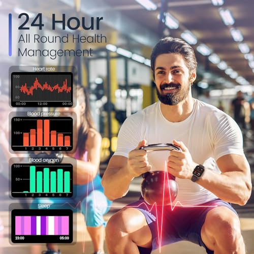 Wireless 1.83" Smartwatch with Heart Rate Monitoring
