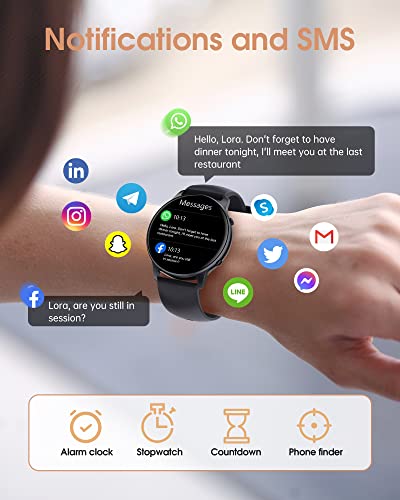 TUYOMA Smart Watch - 1.32'' Touch Health Tracker