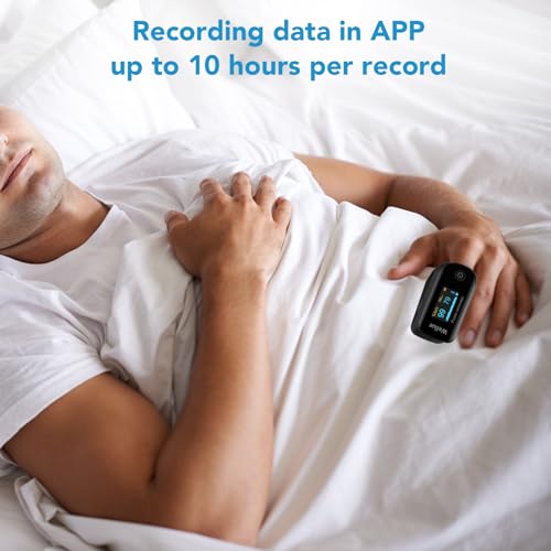 Bluetooth Pulse Oximeter for Portable Fingertip SPO2 Monitoring