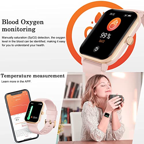 Women's Blackview Smartwatch: Fitness, Heart Rate, Sleep Monitor