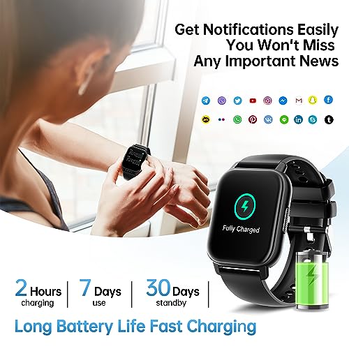 Men's Smartwatch with Call Function, Fitness Tracker