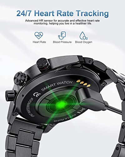 LIGE Men's Smart Watch: Calls, Chat, Fitness