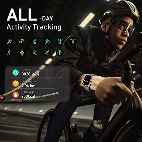 Muzaria Smartwatch - Calls, Voice Assistant, Fitness Tracker