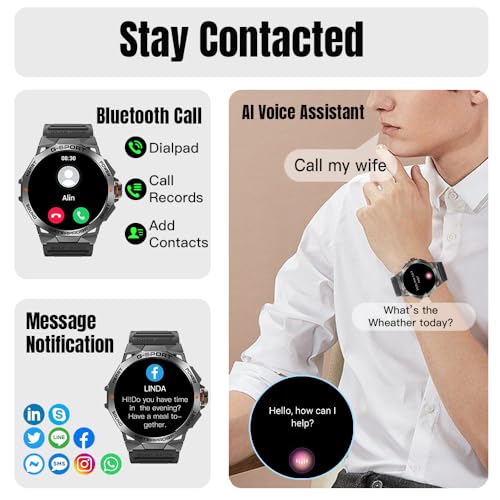 LEMFO Smart Watch - Answer/Make Call & Fitness