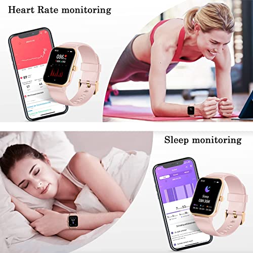 Women's Blackview Smartwatch: Fitness, Heart Rate, Sleep Monitor