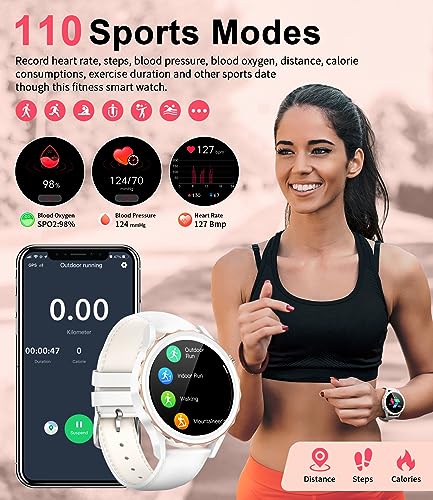 SIEMORL Women's 1.32" Smartwatch: Calls, Fitness, Sports