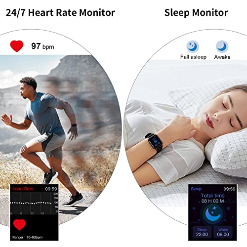 HD Touch Screen Smart Watch, Fitness Tracker