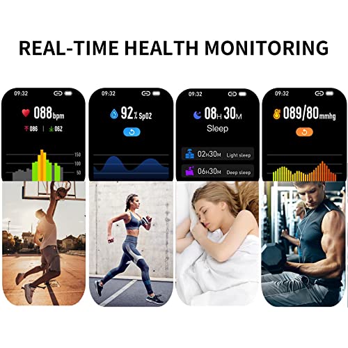 Goodatech Smartwatch: Phone Call, Waterproof, Fitness Tracker