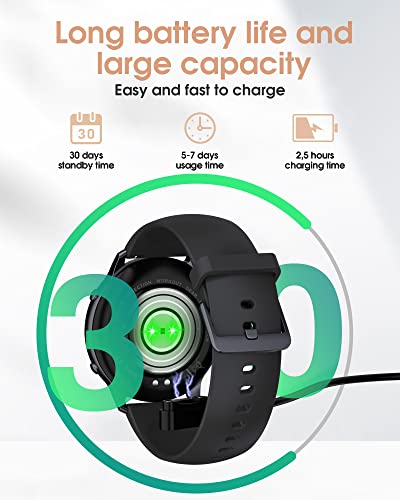 TUYOMA Smart Watch - 1.32'' Touch Health Tracker
