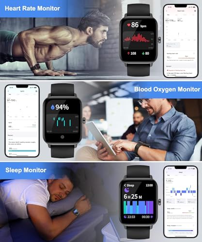 Alexa Smartwatch with Call Function, Fitness Monitoring