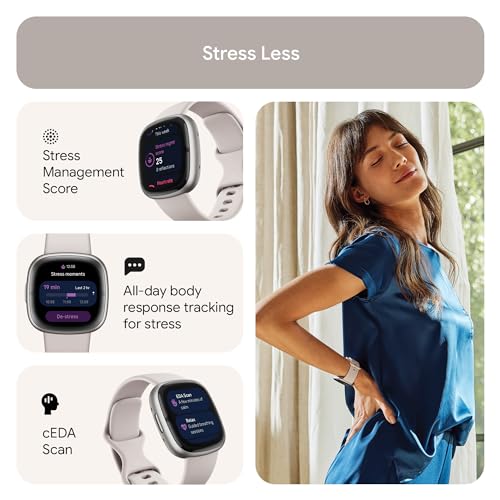 Fitbit Sense 2 Smartwatch - GPS, Advanced Features