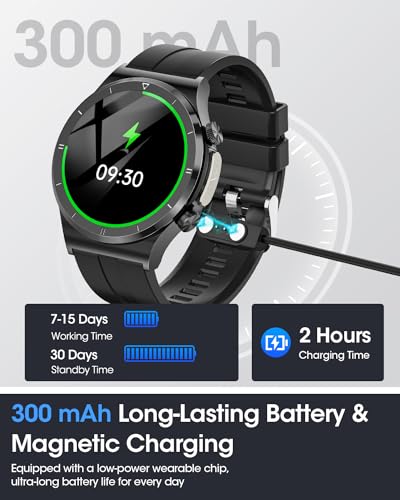 AKUMAKA Smartwatch: ECG, Blood Glucose, Fitness, Waterproof IP68