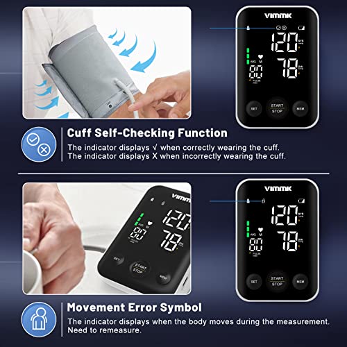 Vimmk Blood Pressure Monitor - Accurate, CE Approved