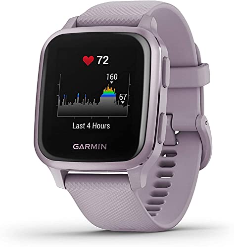 Garmin Venu Sq GPS Smartwatch with Orchid Bezel