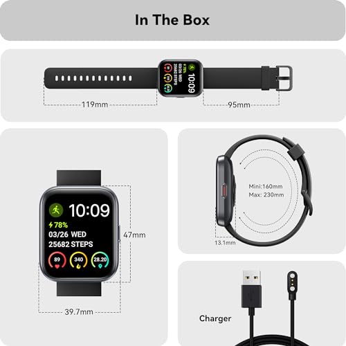 Smart Watch with Alexa, Heart Rate, Sleep Monitor