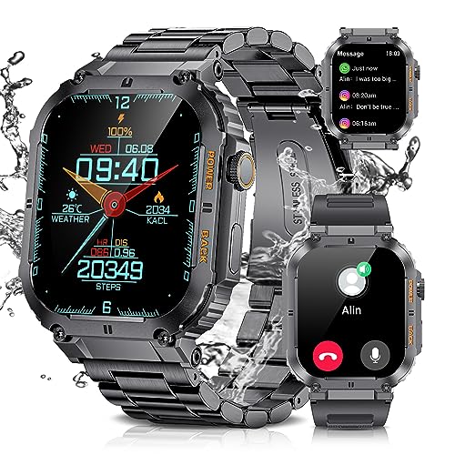 Bluetooth Smartwatch: Answer Calls, Fitness Tracker, Music
