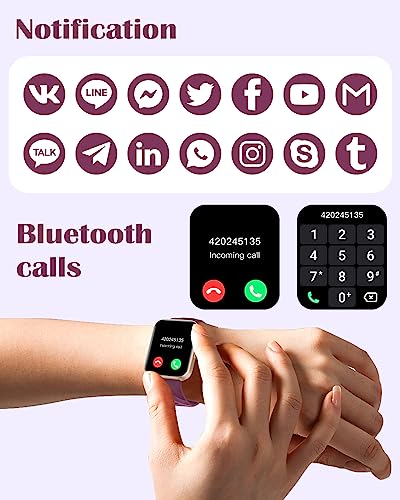 RUIMEN Smart Watch: Call Function, Fitness Tracker