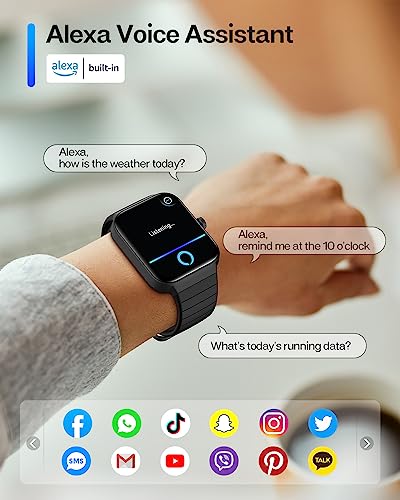 Smart Watch with Alexa, HD Screen, Fitness Tracker