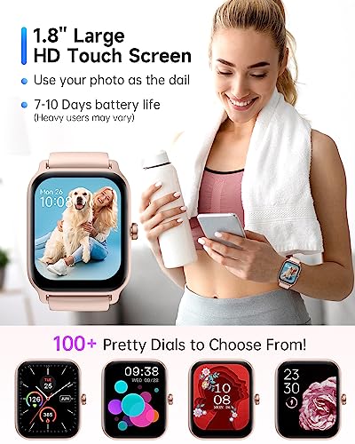 TOOBUR Smartwatch with Alexa for Women, Fitness Tracker