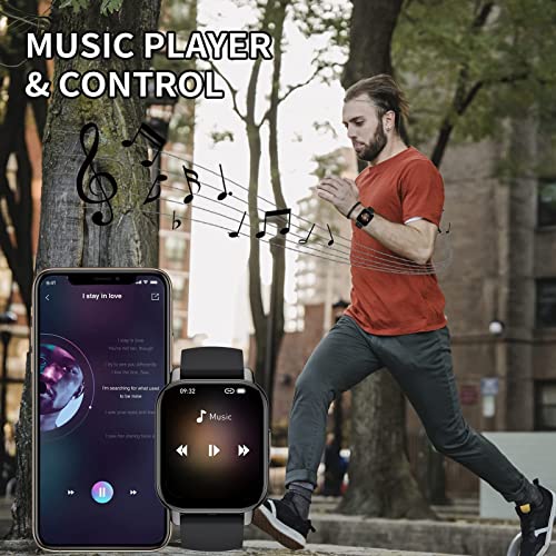Goodatech Smartwatch: Phone Call, Waterproof, Fitness Tracker