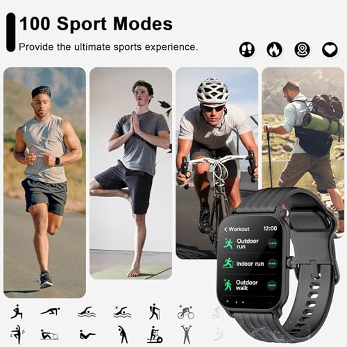 Baolubao Smartwatch: Alexa, Calls, Fitness, Sleep, Waterproof