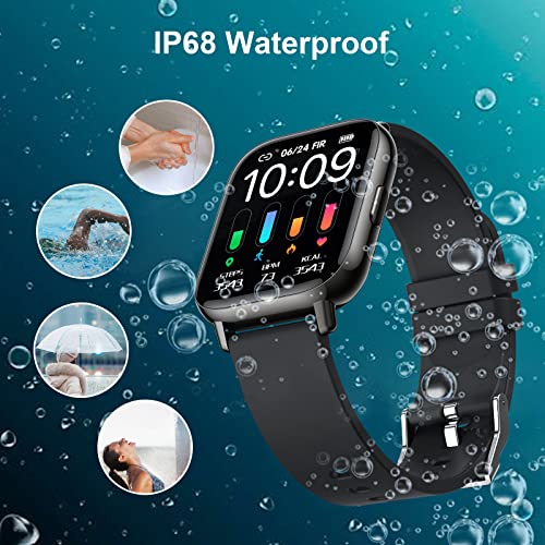 1.69" Smartwatch - Sleep/Heart Rate Tracker, Sport Modes