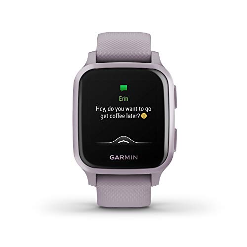 Garmin Venu Sq GPS Smartwatch with Orchid Bezel