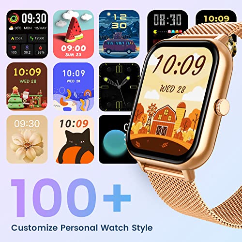 Women's 1.83" Smartwatch: Calls, Heart Rate, Sleep Monitor