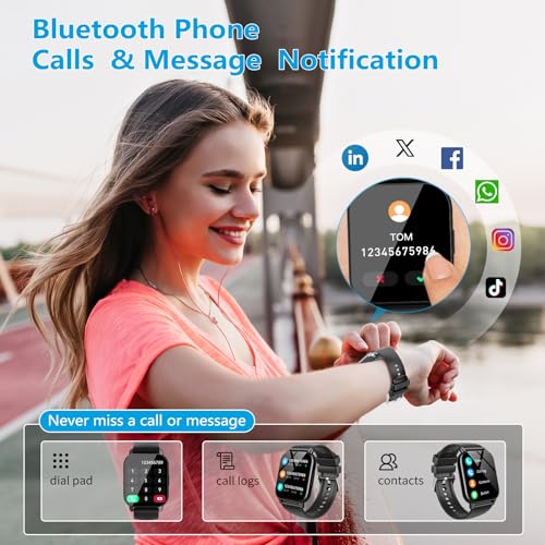 Csasan Smart Watch: Calls, Fitness, Heart Rate Monitor