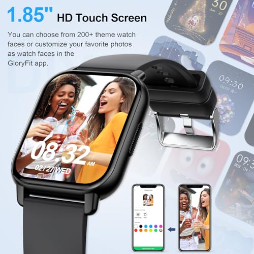 Smart Watch with 1.85" Touch Screen, 112 Sport Modes