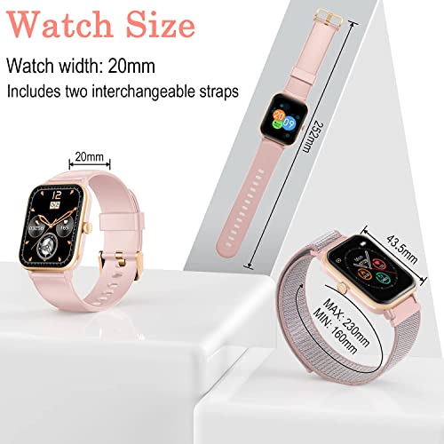 Women's Blackview Smartwatch: Fitness, Heart Rate, Sleep Monitor