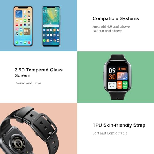 HD Touch Screen Smart Watch, Fitness Tracker