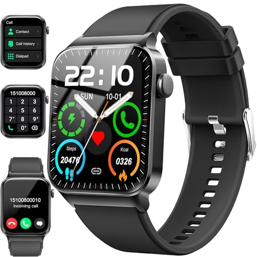 Smartwatch with Calls, Step Counter, Heart Rate Monitor